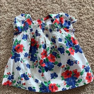 Janie and Jack floral top size 12-18mo